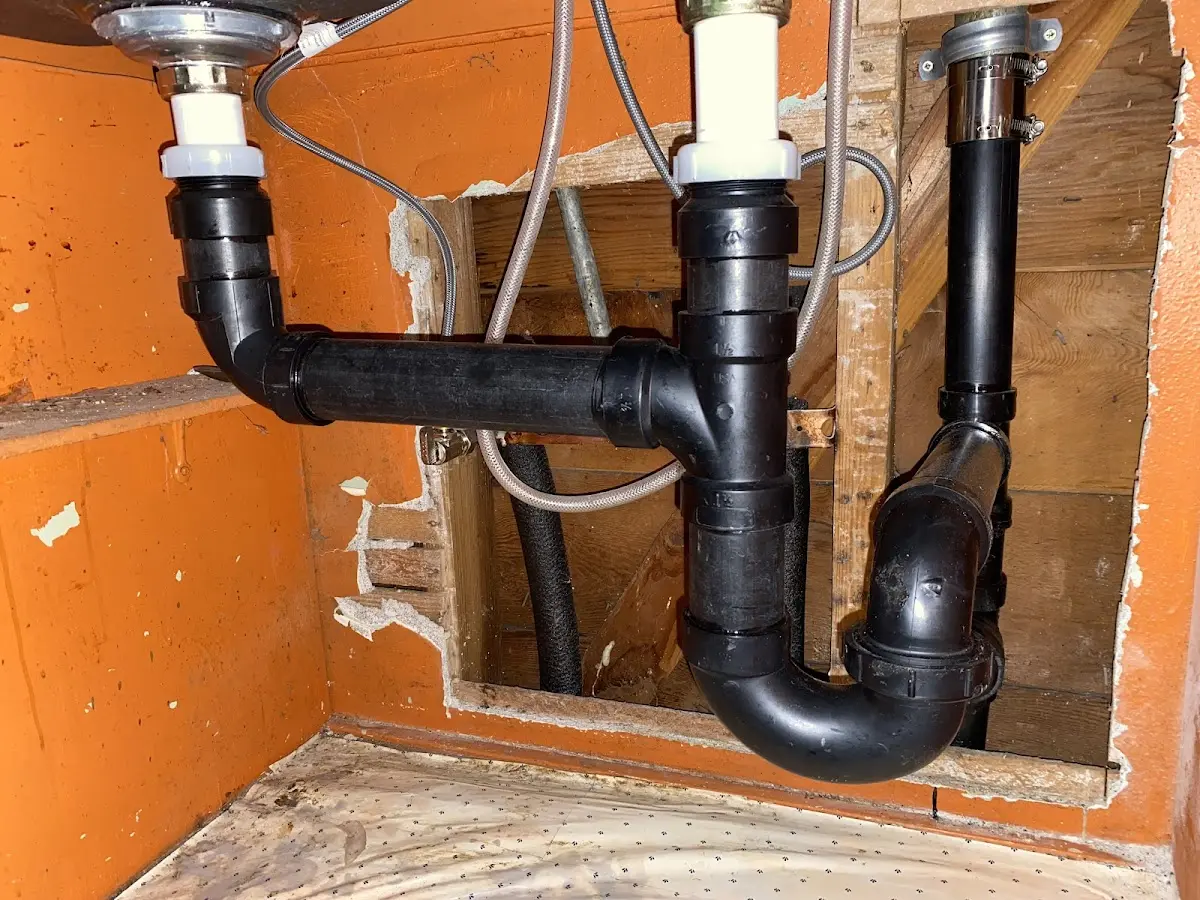 Professional Repiping Services equipment and tools on the job in Cornelius